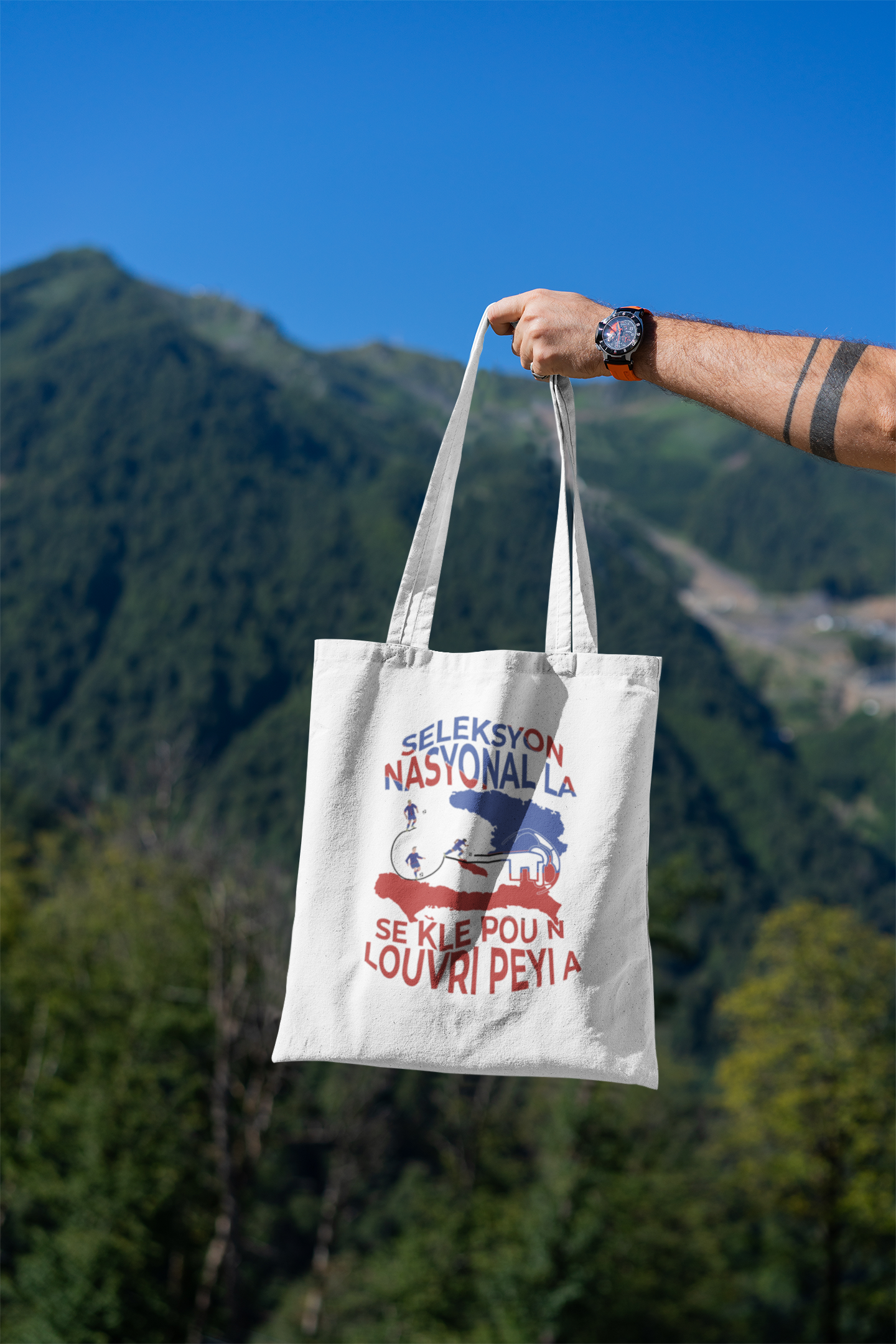 Haiti World Cup Tote Bag