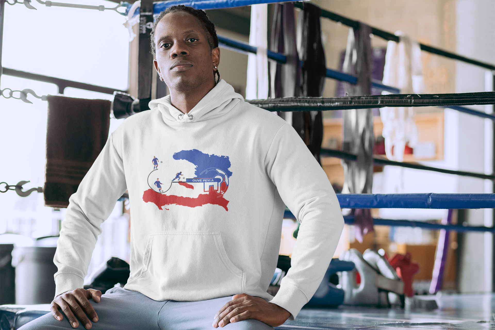 Haiti World Cup Pullover Hoodie