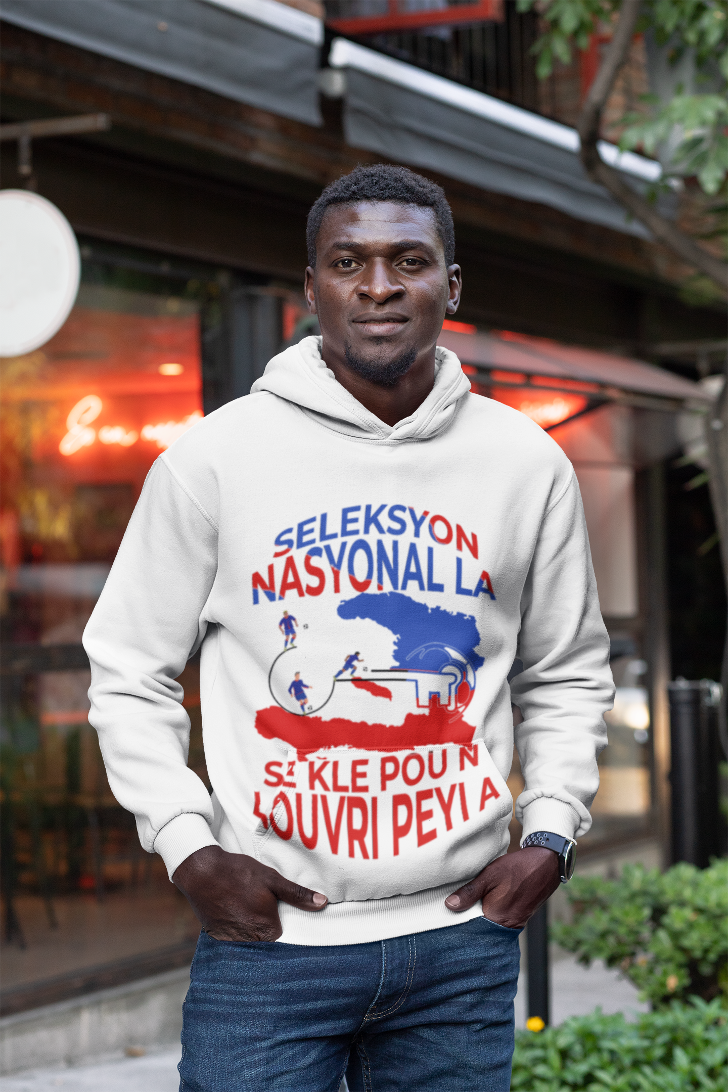 Haiti World Cup Sublimated Pullover Hoodie